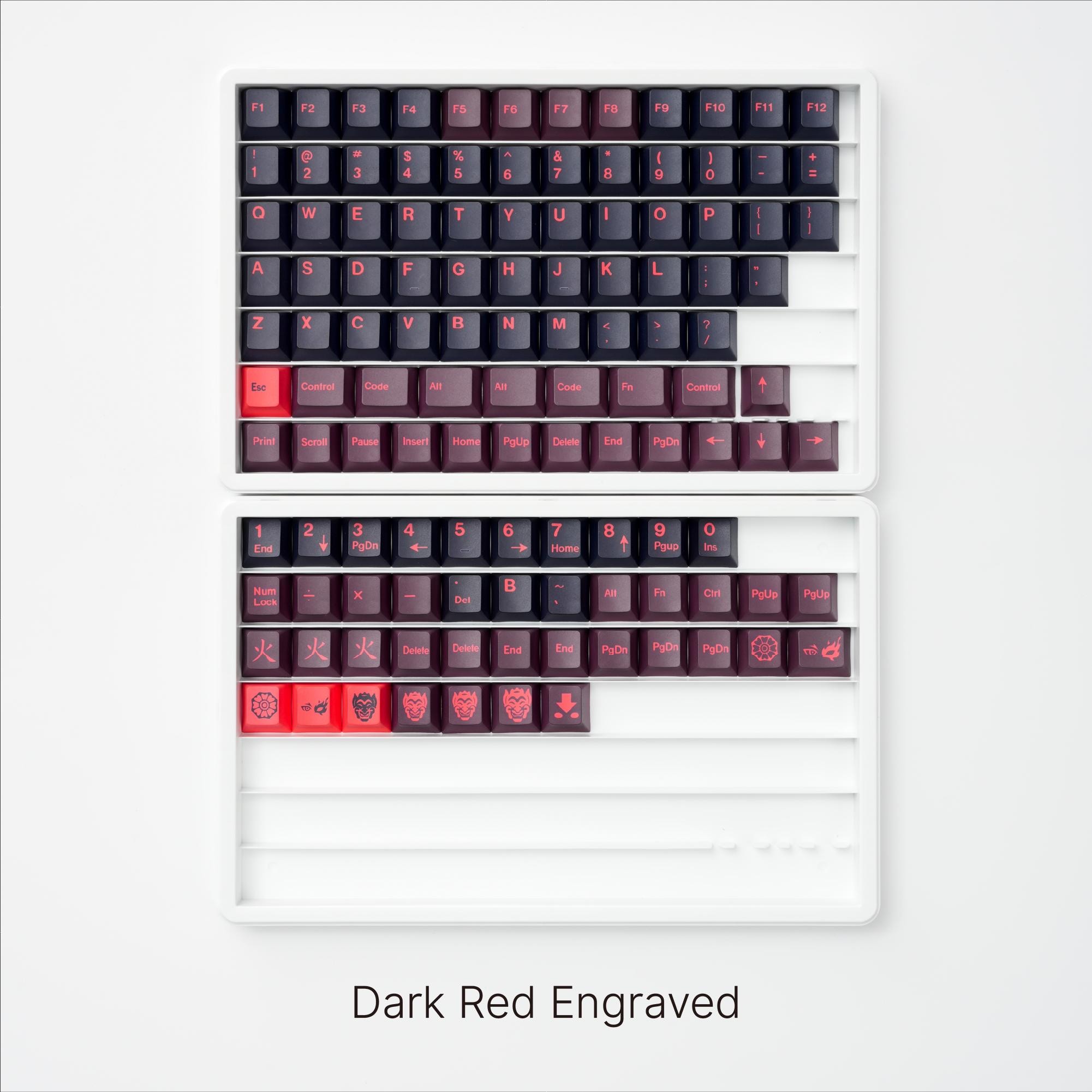 Premium Minimalist Keycaps: Includes Homing Keys, for Mechanical ...