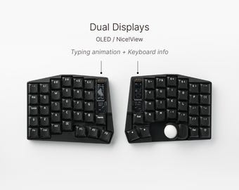 Custom Keyball 61 Wireless Split Keyboard: Fully Built and Ready