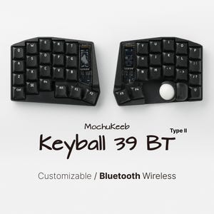 Tastiera wireless divisa Custom Keyball 39: completamente assemblata e pronta all'uso, wireless Bluetooth, trackball ergonomico, interruttore Choc sostituibile a caldo