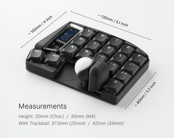 keyball39 Custom Keyball 39 Wireless Split Keyboard: Fully Built