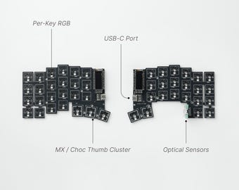 Custom Keyball 39 Ergonomic Split Keyboard: Hot-swap MX, Built-in