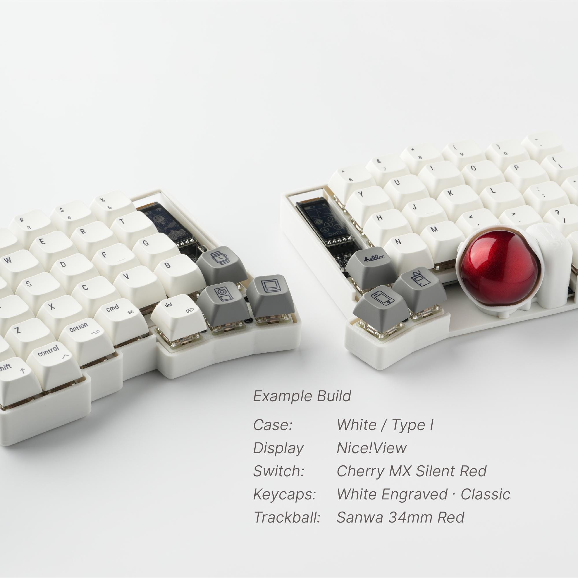 Custom Keyball 61 Wireless Split Keyboard: Fully Built and Ready