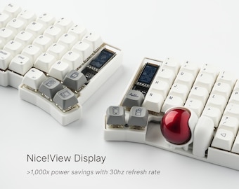 Custom Keyball 61 Wireless Split Keyboard: Fully Built and Ready