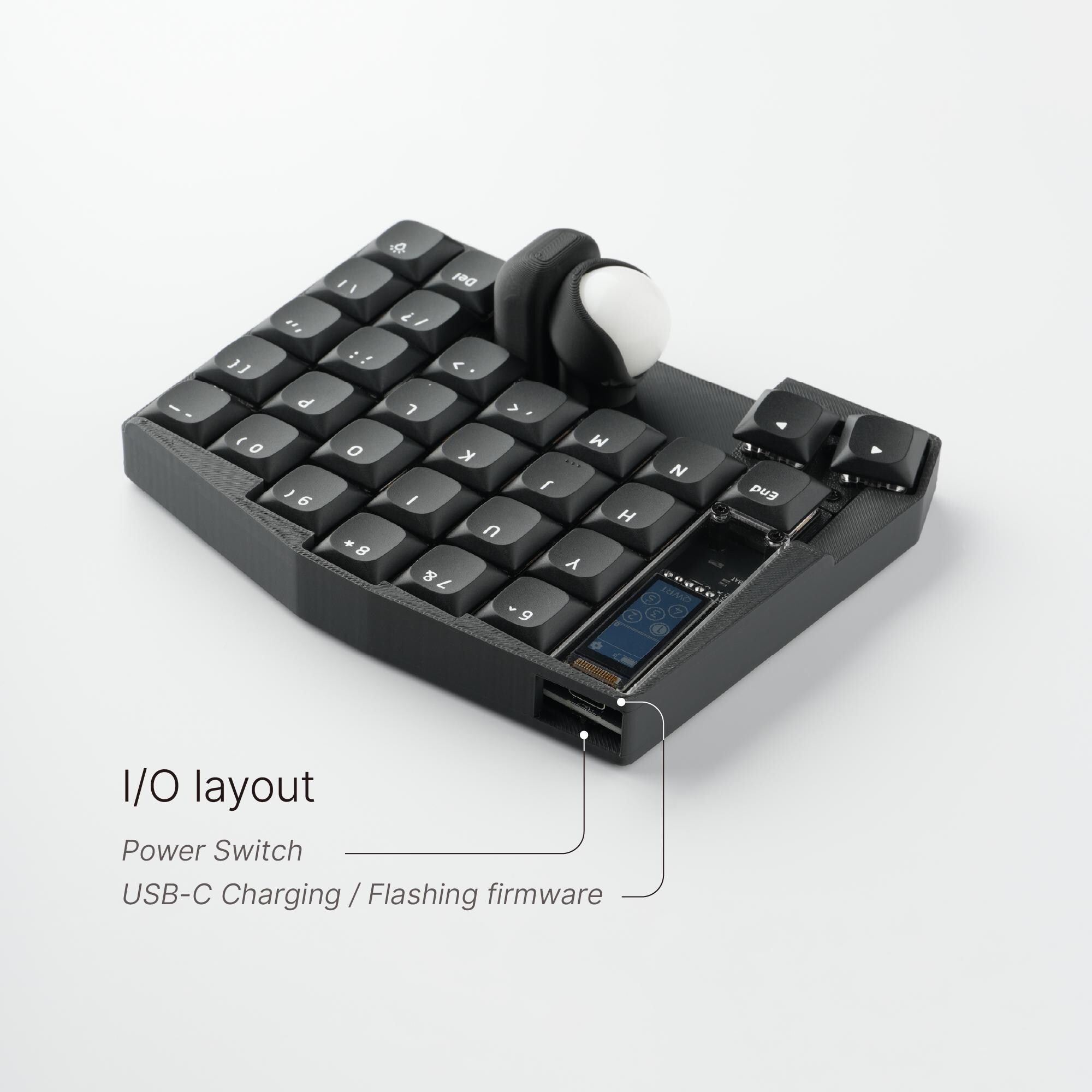 【新品】keyball61 黒仕様　組立済　keychron動作保証　付属品あり 委託】Keyball61