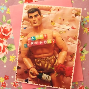 Biglietto di auguri di buon compleanno Action Man