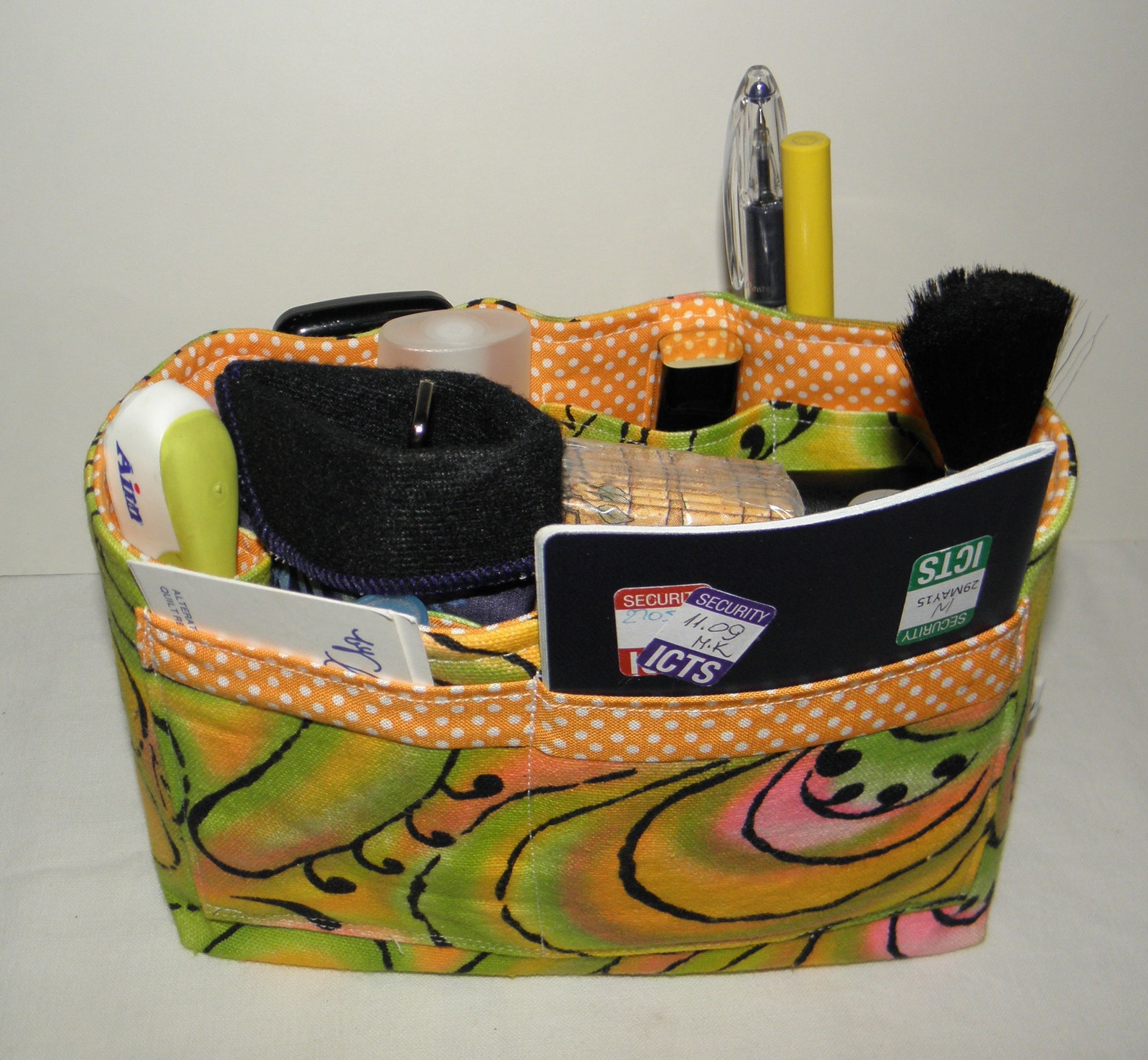 Bag Organizer Insert Bucket Style 14 Pockets Beach Bag Etsy