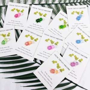 Mini luminous turtle | Personalized pocket hug card | Pocket Hug Card | Missing gift | Friendship gift | Little Pocket Hug