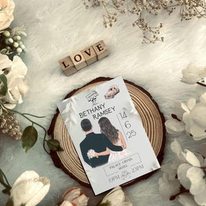 Customizable Wedding Postcard Package