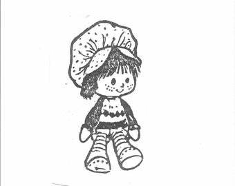 Vintage Strawberry Shortcake PDF Pattern Homemade Clothing Wardrboe