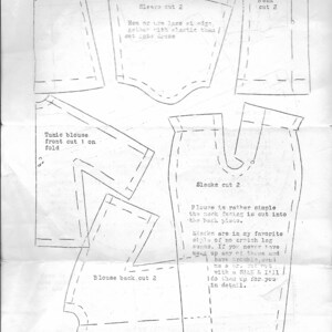 Rare 9&quot; Original Pattern for Vintage 9&quot;  Dolls such as Skipper, Love Dolls and Bonnie Breck