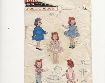 Vintage Doll Wardrobe Pattern/ PDF/ For Large Walking Dolls such as 21-Inch Toni