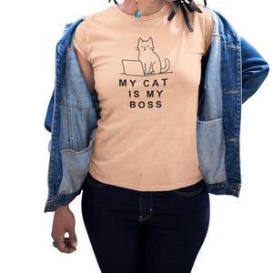 Unisex Softstyle T-Shirt, Cat Lover Gift, Funny Pet Owner Tee, Animal Lover Apparel, Cute Kitty Shirt, Cozy Everyday Wear