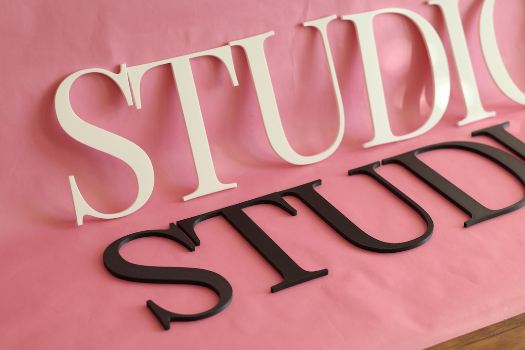 Custom 3D Letters – Any Font, Any Size, Any Color | Wall Sign Decor ...