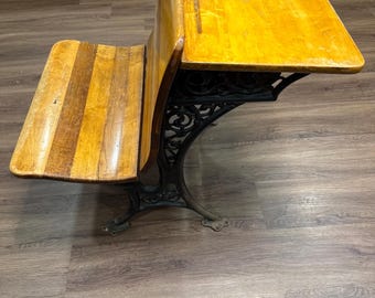 Antique Buffalo Hardware Co. #4 School Desk With Folding Seat