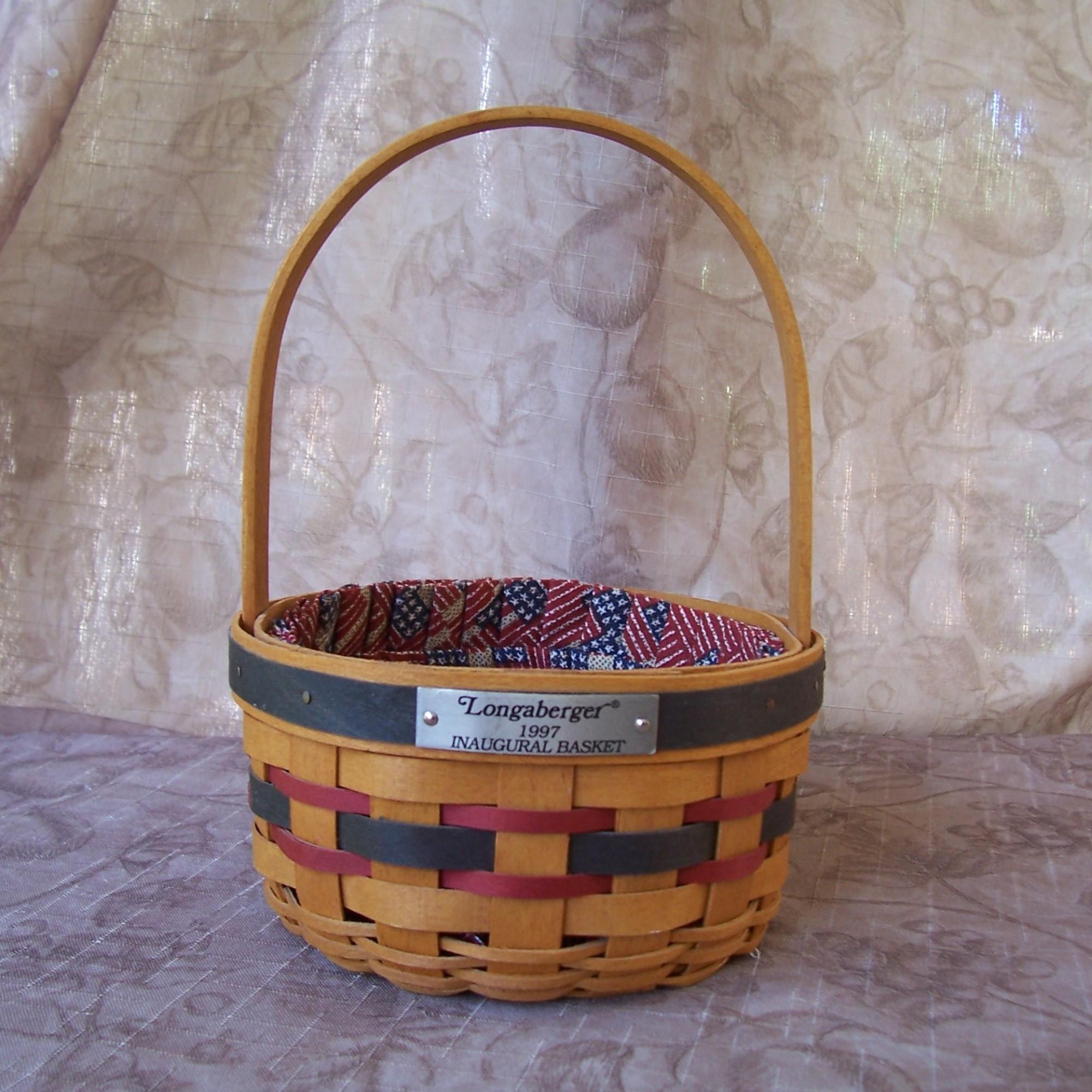 Longaberger 1997 Inaugural Basket - Etsy