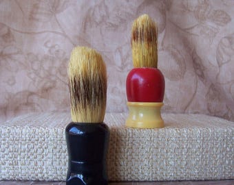 Vintage pair of shaving brushes.  B891-5.