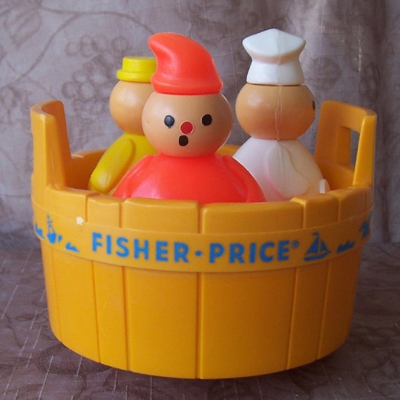 fisher price three men in a tub