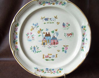 Vintage International Heartland platter.  12” diameter-7774.  B345-.28.