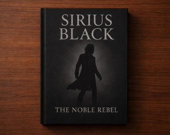 Sirius Black: O Nobre Rebelde, um e-book não oficial criado por fãs, uma imersão profunda no Mundo Bruxo, PDF digital.