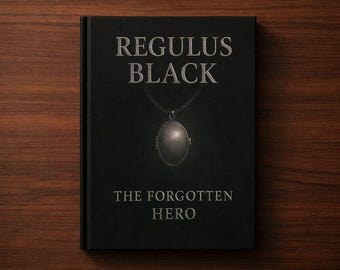 Regulus Black: O Herói Secreto, um e-book não oficial criado por fãs, uma imersão profunda no Mundo Mágico, PDF digital.