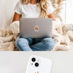 May include: A sticker featuring a skeleton giving a thumbs up, surrounded by flames, with the text "IT'S FINE. I'M FINE." The image also shows the text "THIS IS MY CALM FACE."