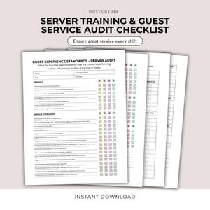 Restaurant Server Training Upselling Resource Shift Preparation Service Audit Great Guest Service Restaurant Professional Training Tool