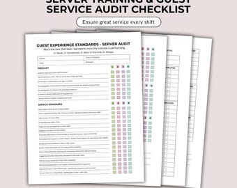 Capacitación de servidores de restaurantes Venta adicional de recursos Preparación de turnos Auditoría de servicio Excelente servicio al cliente Herramienta de capacitación profesional para restaurantes