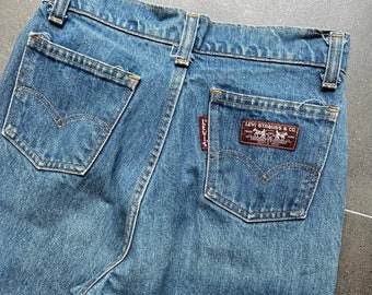 80s Levis Boot Cut Jeans with Horse Patch Size XS/S