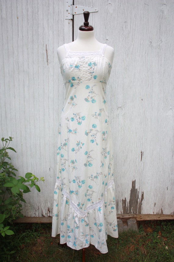 white prairie dress