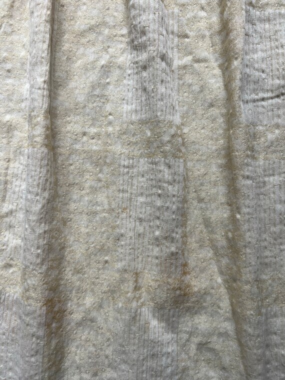 Antique 1910s 20s Petticoat Underskirt Off-White … - image 4