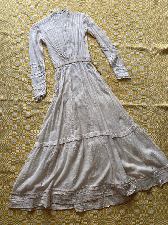 AS IS Thrashed Edwardian Lawn Dress Size XXS