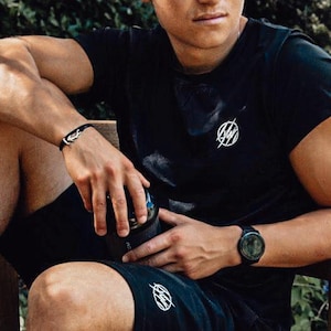 Men’s Activewear Set - Black T-Shirt and Shorts