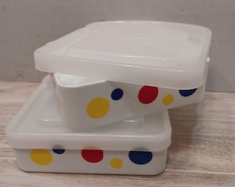 Vintage WONDER BREAD Sandwich Lunch Containers, Set Of 2 Nostalgia 2006