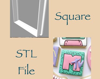 Square - STL File - Digital Download