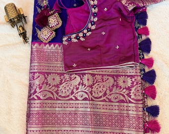 Venkatagiri Pattu Saree: Handwoven Pure Silk with Silver Zari