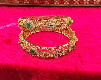 Bangles size 2.6/ one gram gold polished