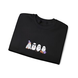 Ghosts Embroidered Crewneck Sweatshirt