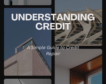 Understanding Credit PDF Guide | Credit Repair Workbook | DIY Credit Dispute Letters | Improve Credit Score Fast | Digital Download