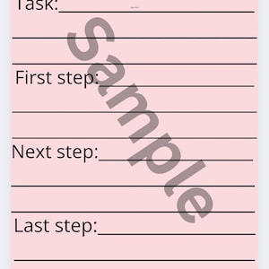 Task Cards | Printable Instruction Cards | Digital Download | Instant PDF | Editable Task Templates | Office & Game Use