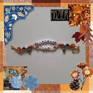 hozier &#39;someone new&#39; inspired handmade bracelet