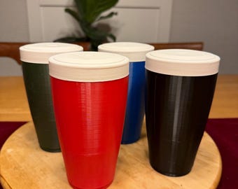 Vaso de viaje/para coche con semillas de girasol