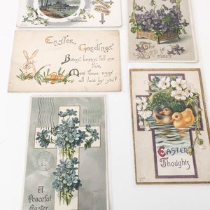 Vintage Easter Post Cards - Antique post cards - Easter cards - Easter Paper ephemera - Postcard lot