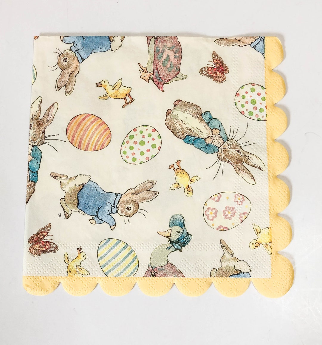Napkins for Decoupage Peter Rabbit Napkins SET of TWO Etsy