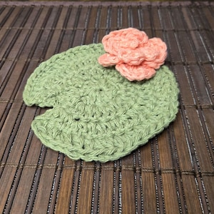 Crotchet Coaster Cute Lilypad Lotuspad