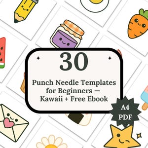 Punch Needle Pattern, Punch Needle Coaster Template, Punch Needle Design, Digital Punch Needle
