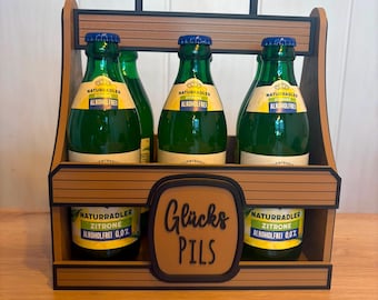 ビールバスケット／6本パック／6本入り／ボトルキャリア 3Dプリント／PLA／バーベキューパーティー／装飾