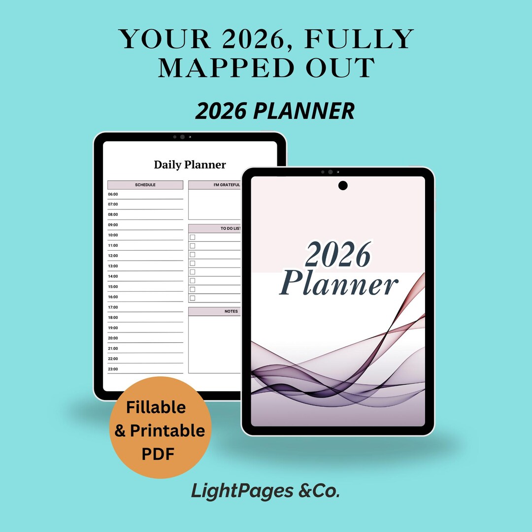 2026 Minimalist Planner: Daily, Weekly, Monthly (digital and Printable ...