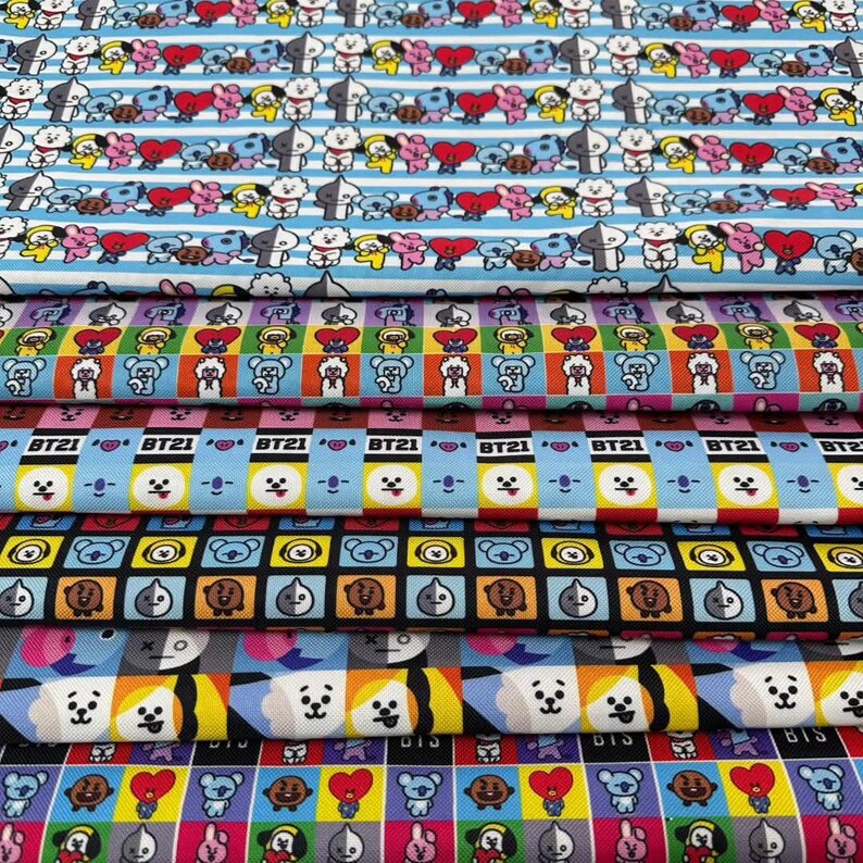 Tata BT21 - Seamless Pattern DIGITAL DOWNLOAD Commercial Use Printable ...