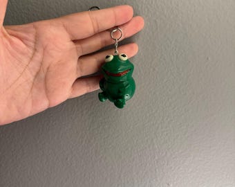 Quirky Muppet Frog Stash Jar | Cute Storage Container | Keychain