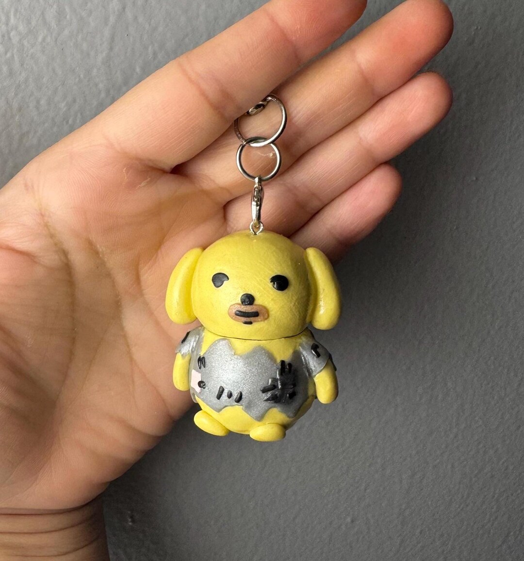 Meme Raggedy Puppy Polymer Clay Charm | Stash Jar - Etsy